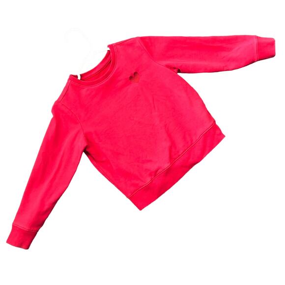 Primary size 3 red heart crew neck sweatshirt - Picture 1 of 6